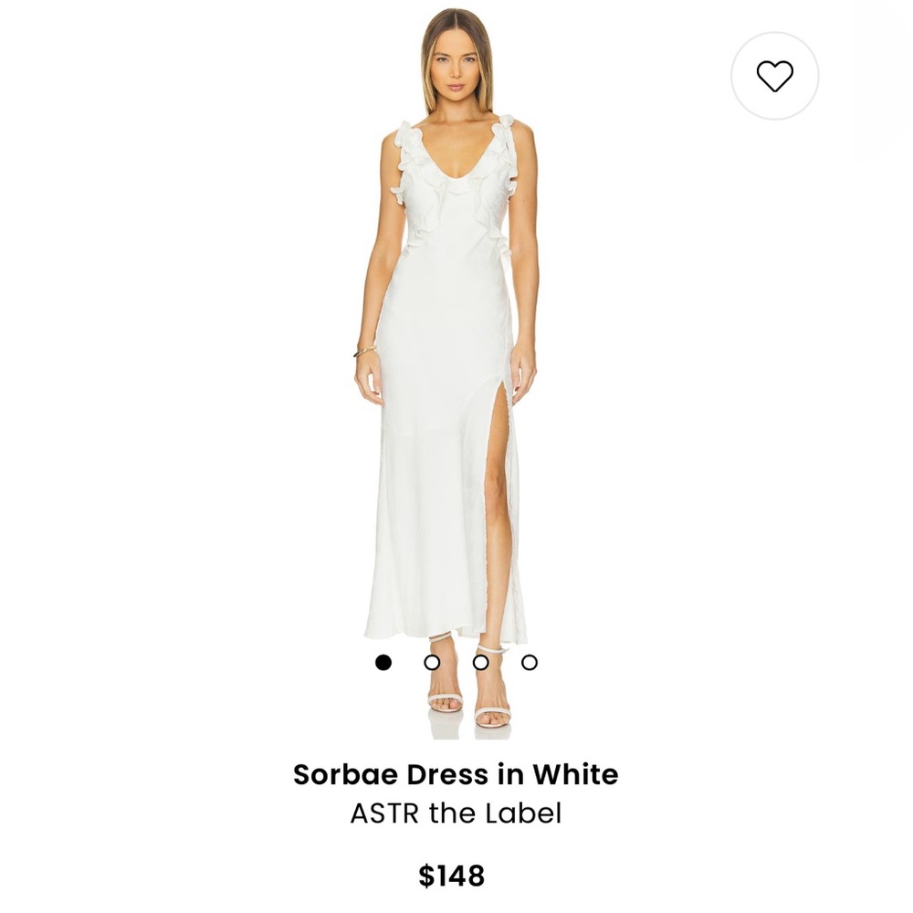 Sorbae Dress in White - ASTR the Label